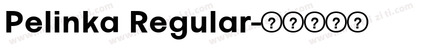 Pelinka Regular字体转换